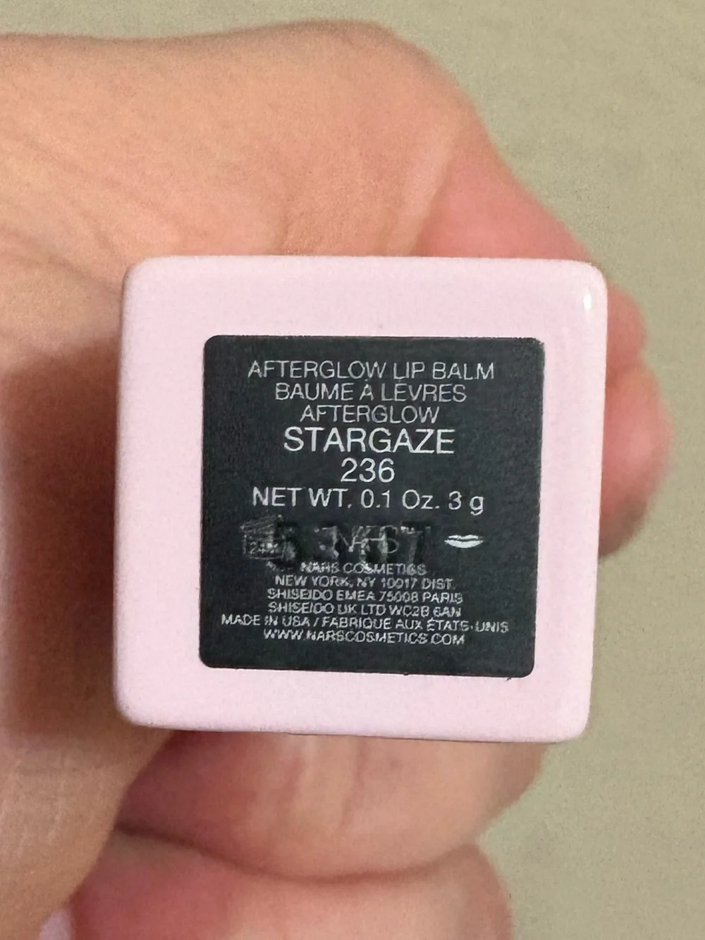 NARS Afterglow Lip Balm — STARGAZE 230 Brand New Never Used.